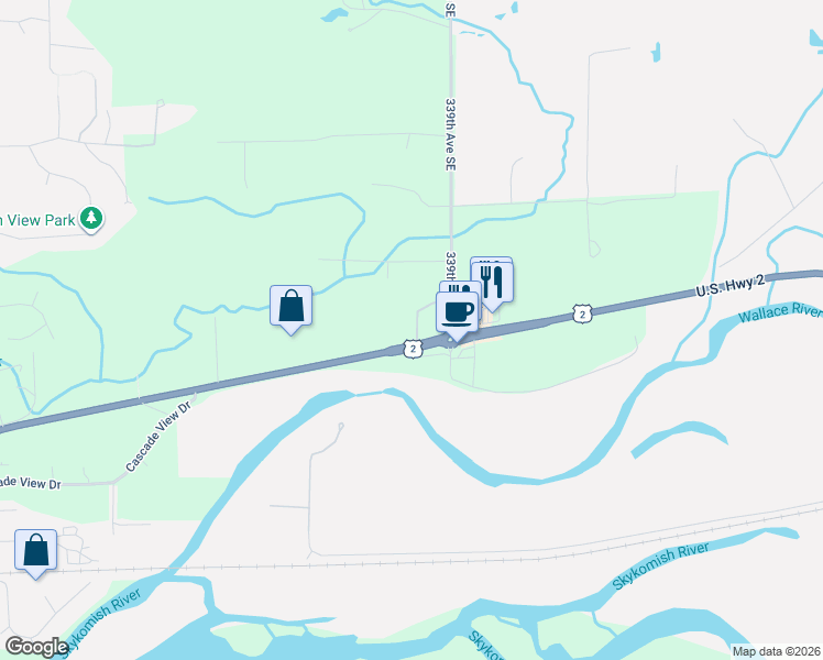 map of restaurants, bars, coffee shops, grocery stores, and more near in Sultan