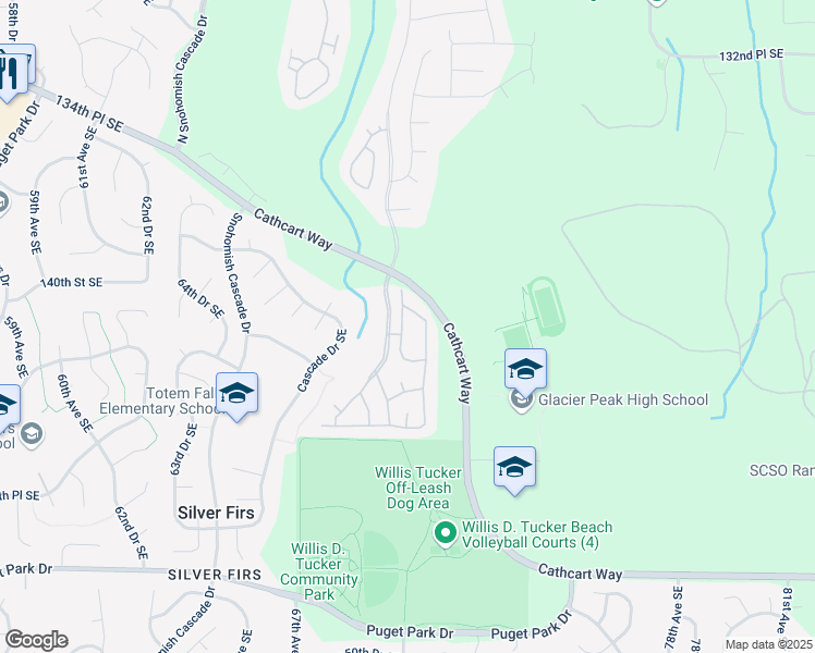 map of restaurants, bars, coffee shops, grocery stores, and more near 14007 69th Drive Southeast in Snohomish