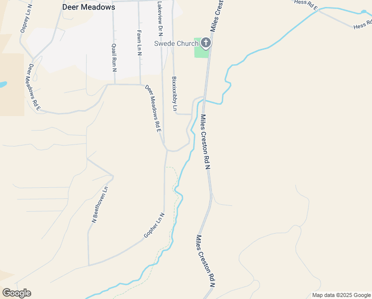 map of restaurants, bars, coffee shops, grocery stores, and more near 30355 Deer Meadows Road East in Deer Meadows