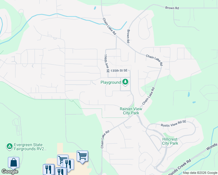 map of restaurants, bars, coffee shops, grocery stores, and more near 19644 136th Place Southeast in Monroe