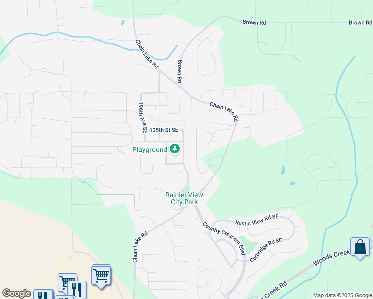 map of restaurants, bars, coffee shops, grocery stores, and more near 13637 199th Avenue Southeast in Monroe