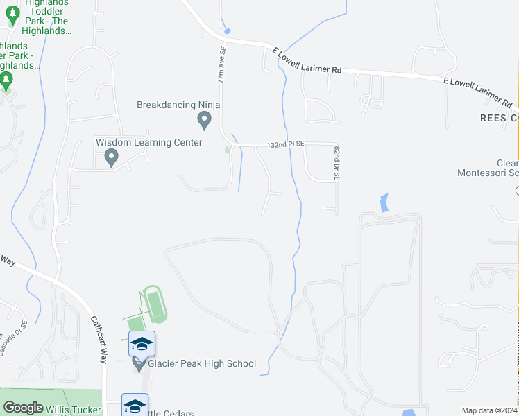 map of restaurants, bars, coffee shops, grocery stores, and more near 13518 79th Avenue Southeast in Snohomish