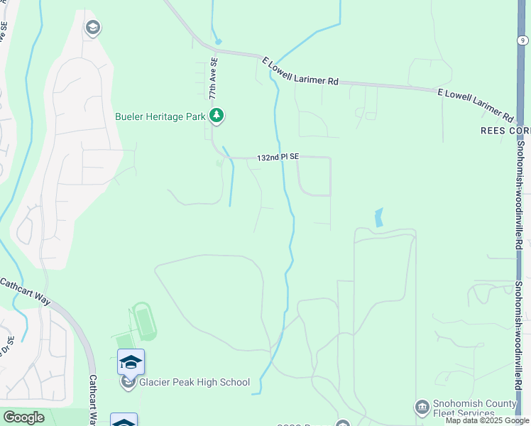 map of restaurants, bars, coffee shops, grocery stores, and more near 7918 135th Street Southeast in Snohomish