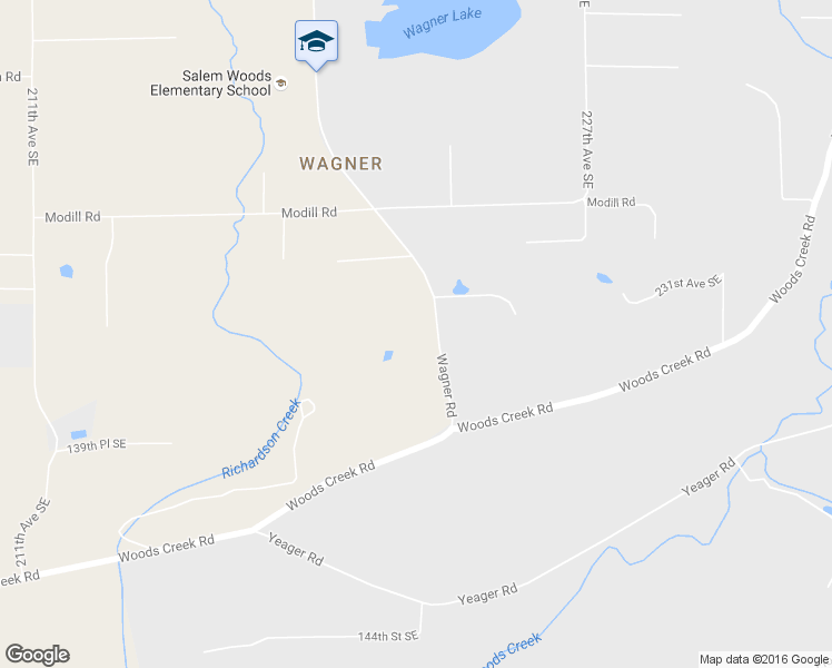 map of restaurants, bars, coffee shops, grocery stores, and more near 13510 Wagner Road in Monroe