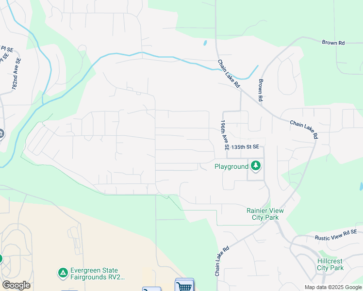 map of restaurants, bars, coffee shops, grocery stores, and more near 19245 135th Street Southeast in Monroe