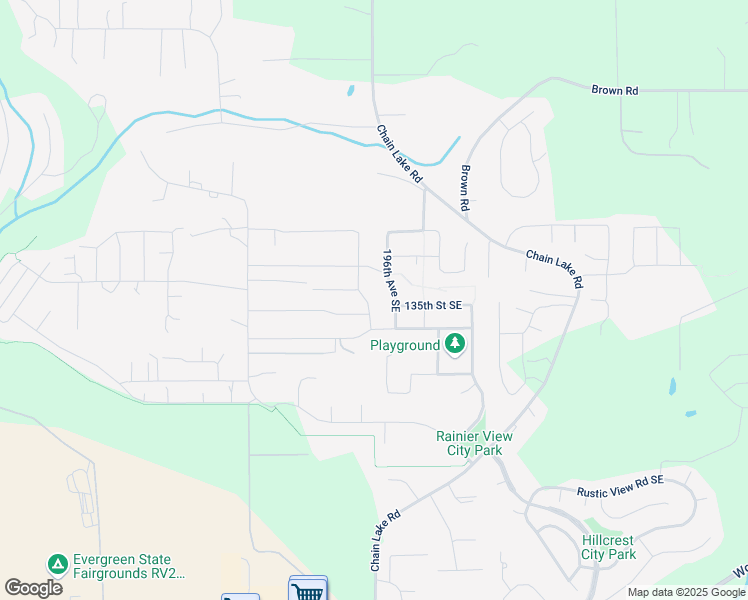 map of restaurants, bars, coffee shops, grocery stores, and more near 13456 196th Avenue Southeast in Monroe