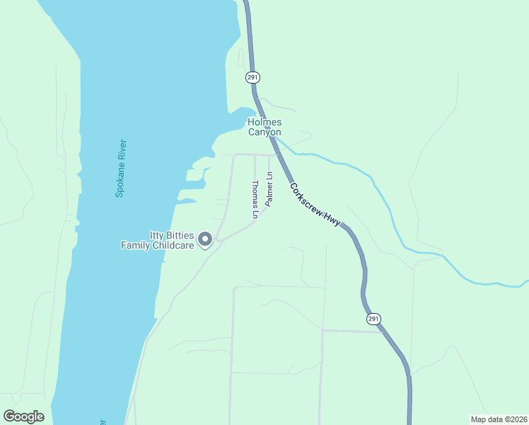 map of restaurants, bars, coffee shops, grocery stores, and more near 6642 Sunshine Shores in Nine Mile Falls