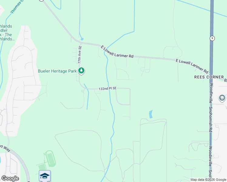 map of restaurants, bars, coffee shops, grocery stores, and more near 13224 81st Avenue Southeast in Snohomish