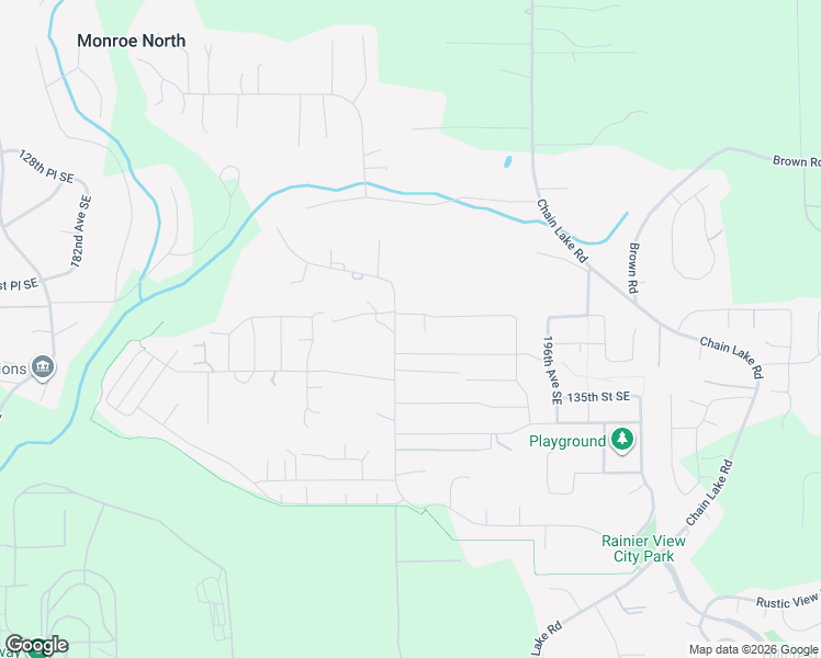 map of restaurants, bars, coffee shops, grocery stores, and more near 13221 191st Avenue Southeast in Monroe