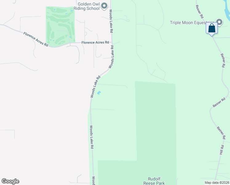 map of restaurants, bars, coffee shops, grocery stores, and more near 13225 Woods Lake Road in Monroe
