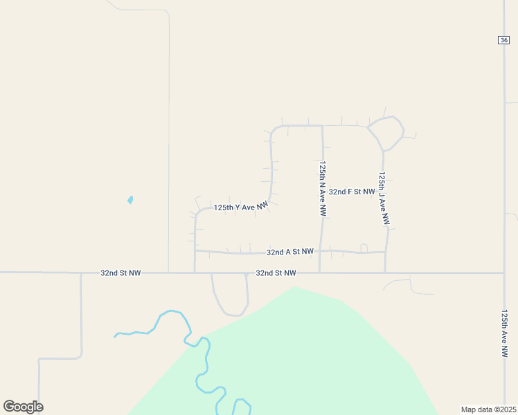 map of restaurants, bars, coffee shops, grocery stores, and more near 125th Y Avenue Northwest in Watford City