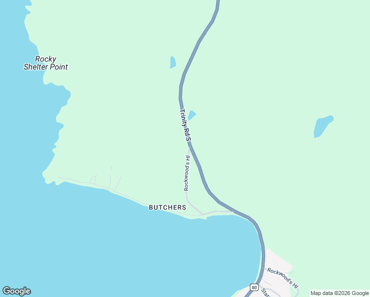 map of restaurants, bars, coffee shops, grocery stores, and more near Newfoundland and Labrador 80 in New Perlican