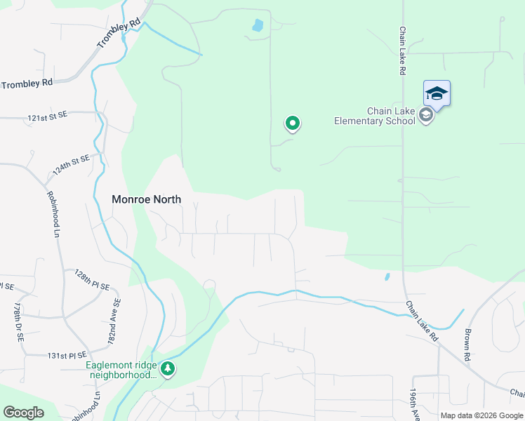 map of restaurants, bars, coffee shops, grocery stores, and more near 18715 126th Street Southeast in Snohomish