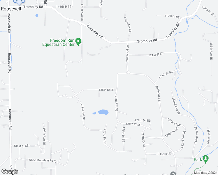 map of restaurants, bars, coffee shops, grocery stores, and more near 17401 125th Street Southeast in Snohomish
