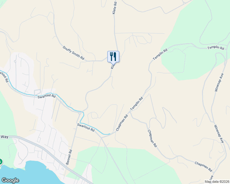 map of restaurants, bars, coffee shops, grocery stores, and more near 2-498 Klate Road in Manson