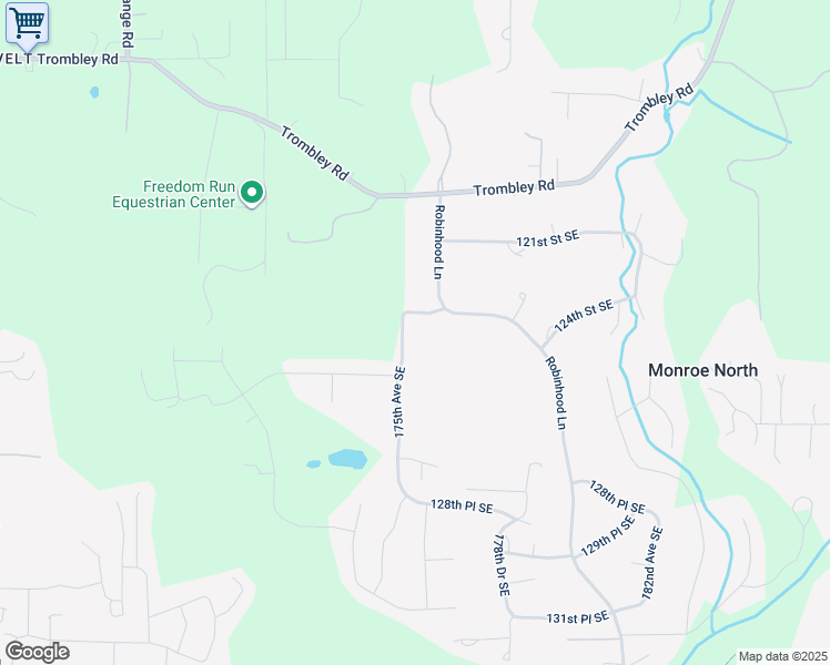 map of restaurants, bars, coffee shops, grocery stores, and more near 17509 123rd Street Southeast in Snohomish