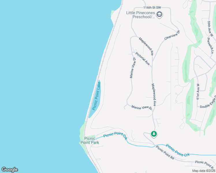 map of restaurants, bars, coffee shops, grocery stores, and more near 12331 Possession Lane in Edmonds