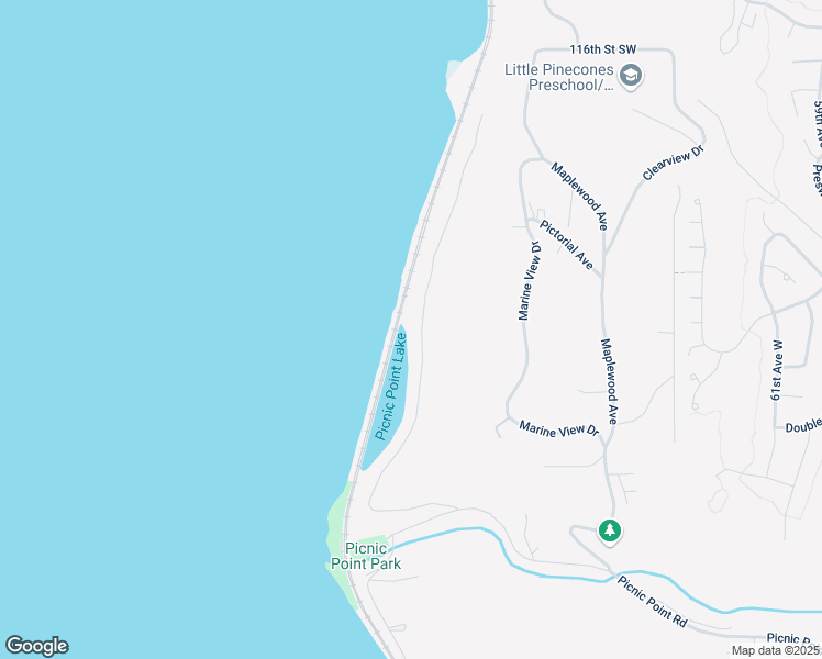 map of restaurants, bars, coffee shops, grocery stores, and more near 12331 Possession Lane in Edmonds