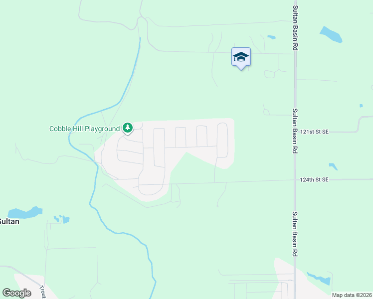 map of restaurants, bars, coffee shops, grocery stores, and more near 31419 124th Street Southeast in Sultan