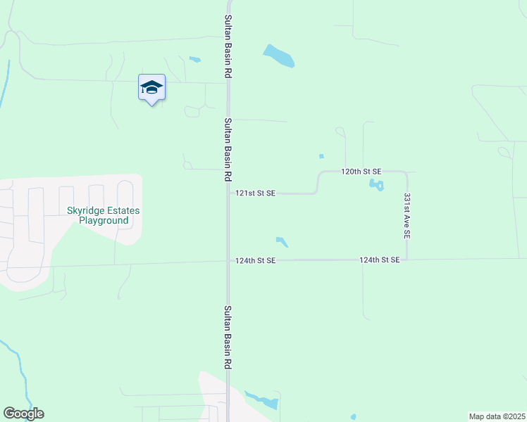 map of restaurants, bars, coffee shops, grocery stores, and more near 32502 121st Street Southeast in Sultan