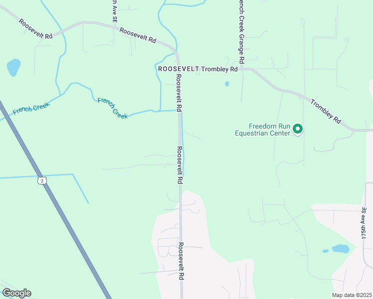 map of restaurants, bars, coffee shops, grocery stores, and more near 12021 Roosevelt Road in Snohomish