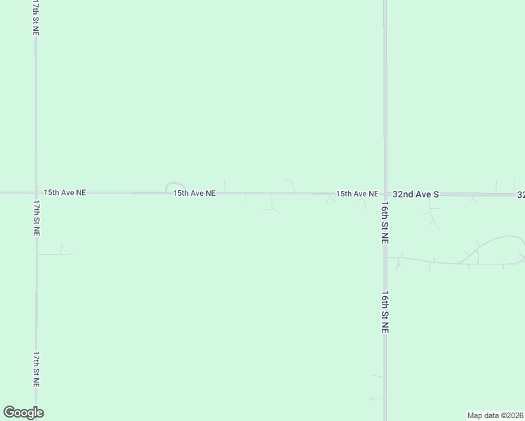 map of restaurants, bars, coffee shops, grocery stores, and more near 1633 15th Avenue Northeast in Grand Forks