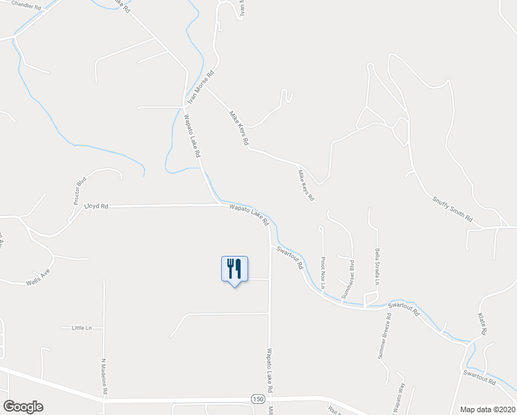 map of restaurants, bars, coffee shops, grocery stores, and more near 744 Wapato Lake Road in Manson