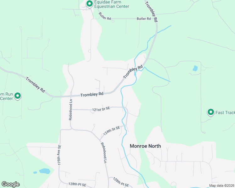map of restaurants, bars, coffee shops, grocery stores, and more near 18024 Trombley Road in Snohomish