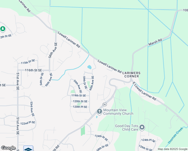 map of restaurants, bars, coffee shops, grocery stores, and more near 11621 60th Avenue Southeast in Snohomish
