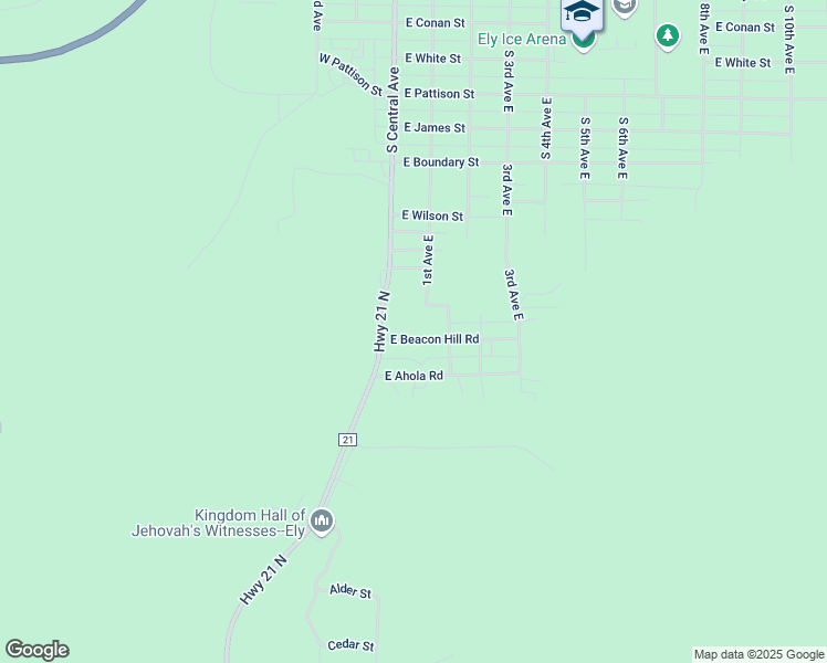 map of restaurants, bars, coffee shops, grocery stores, and more near 30 East Beacon Hill Road in Ely