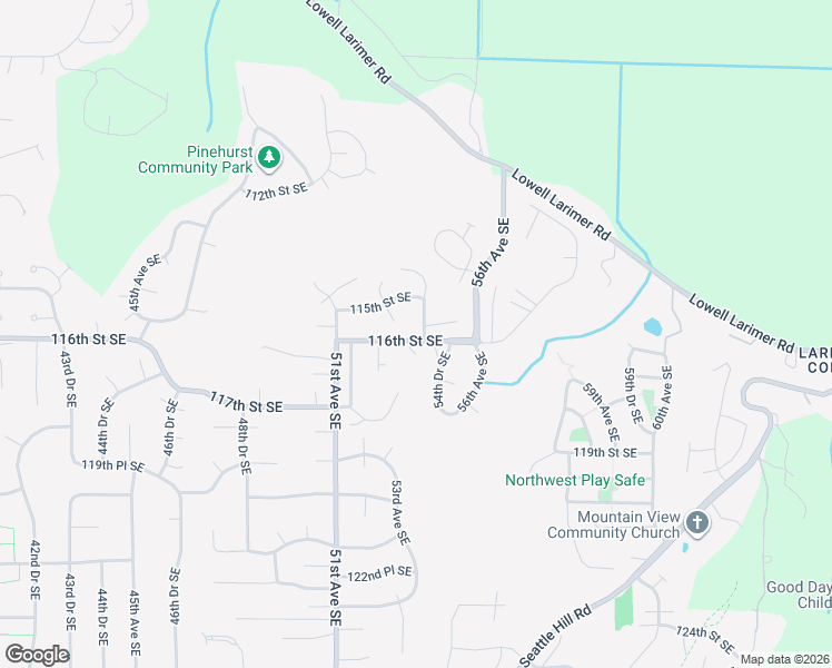 map of restaurants, bars, coffee shops, grocery stores, and more near 11530 53rd Avenue Southeast in Everett