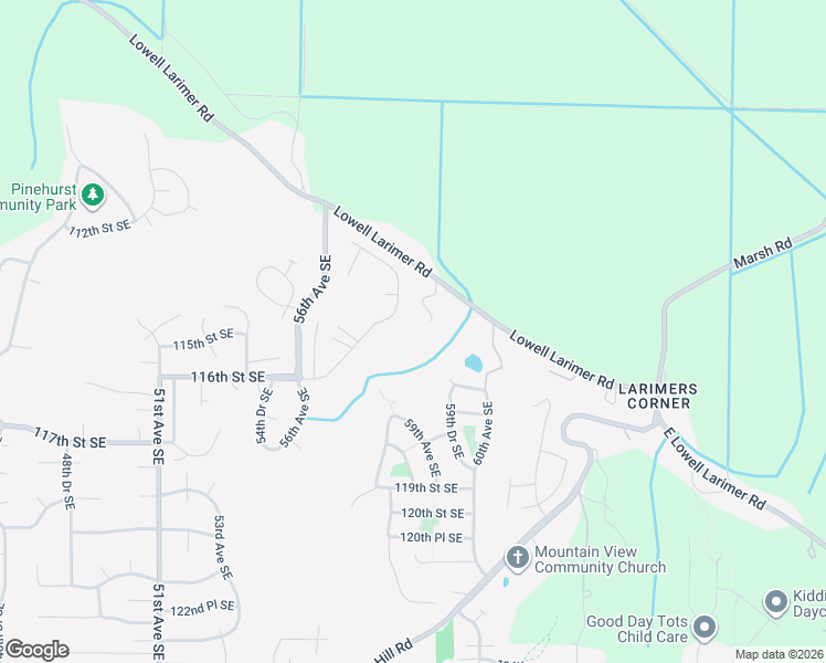 map of restaurants, bars, coffee shops, grocery stores, and more near 11331 58th Avenue Southeast in Everett