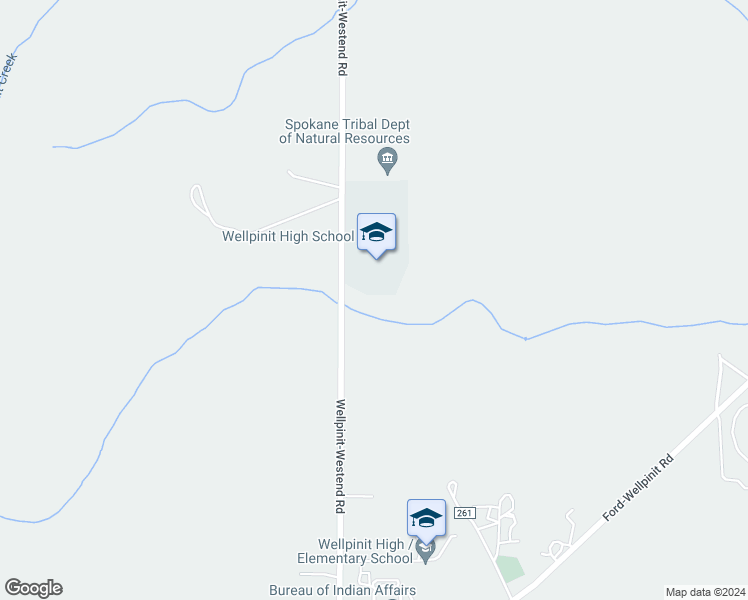 map of restaurants, bars, coffee shops, grocery stores, and more near 6270 Wellpinit-Westend Road in Wellpinit