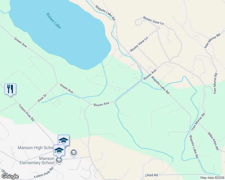 map of restaurants, bars, coffee shops, grocery stores, and more near 25 Chandler Road in Manson