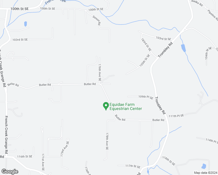 map of restaurants, bars, coffee shops, grocery stores, and more near 17711 Butler Road in Snohomish