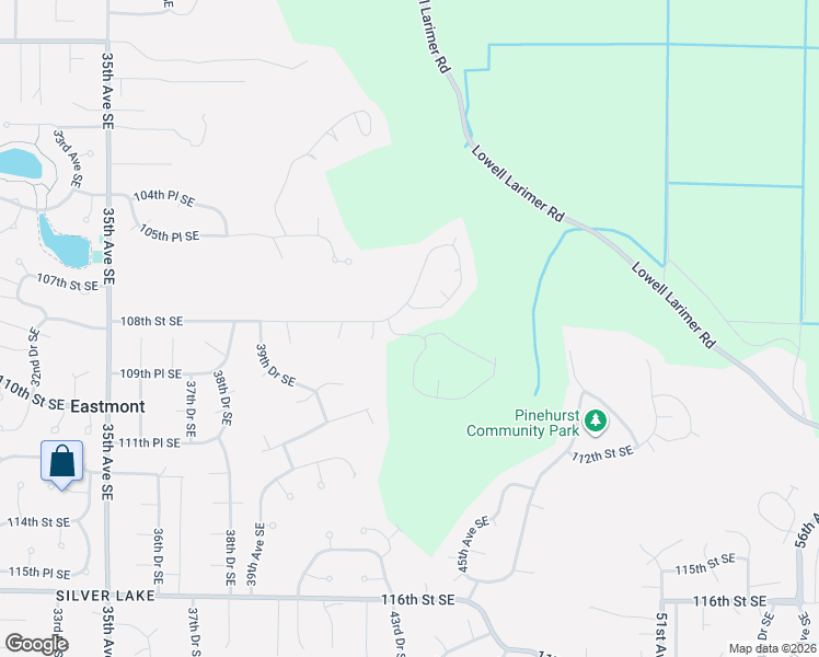 map of restaurants, bars, coffee shops, grocery stores, and more near 10817 43rd Avenue Southeast in Everett