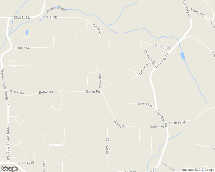 map of restaurants, bars, coffee shops, grocery stores, and more near 17711 Butler Road in Snohomish