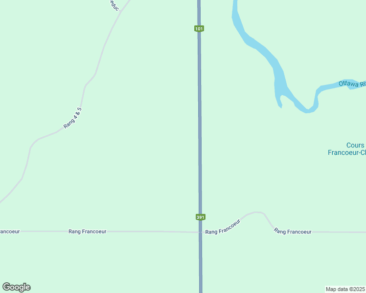 map of restaurants, bars, coffee shops, grocery stores, and more near Québec 101 in Rouyn-Noranda