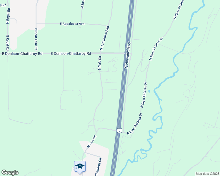 map of restaurants, bars, coffee shops, grocery stores, and more near 26710 North Yale Road in Chattaroy
