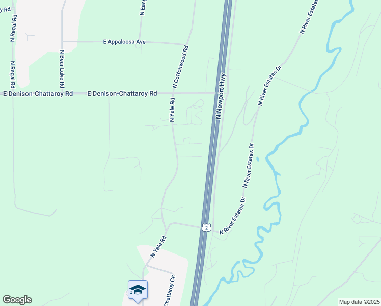 map of restaurants, bars, coffee shops, grocery stores, and more near 26710 N Yale Rd in Chattaroy