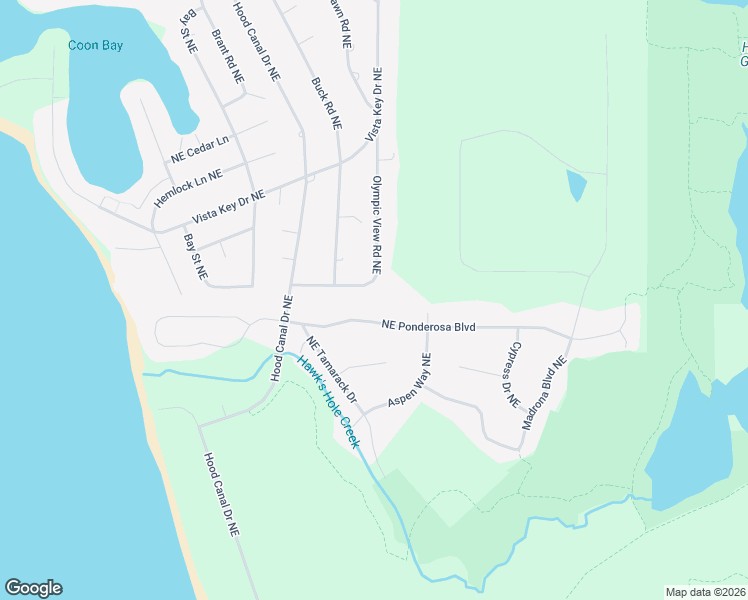 map of restaurants, bars, coffee shops, grocery stores, and more near 37436 Olympic View Road Northeast in Hansville