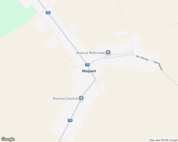 map of restaurants, bars, coffee shops, grocery stores, and more near in Nisipeni