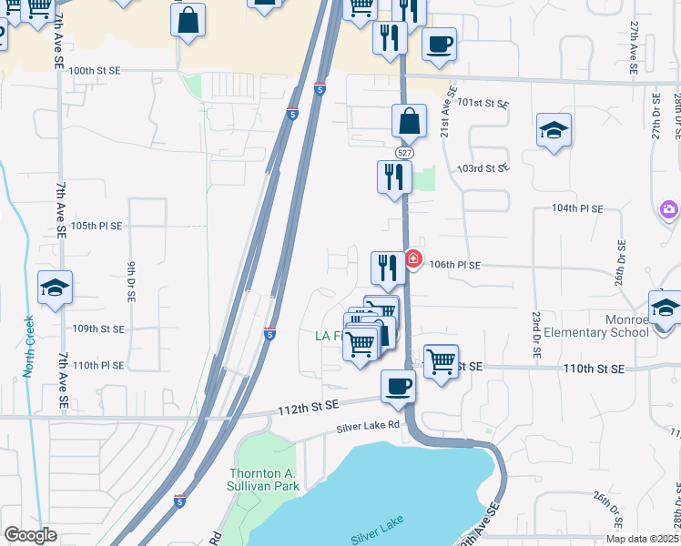 1402 106th Place Southeast, Eastmont WA Walk Score