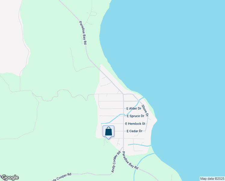 map of restaurants, bars, coffee shops, grocery stores, and more near 80 West Boat Drive in Port Ludlow