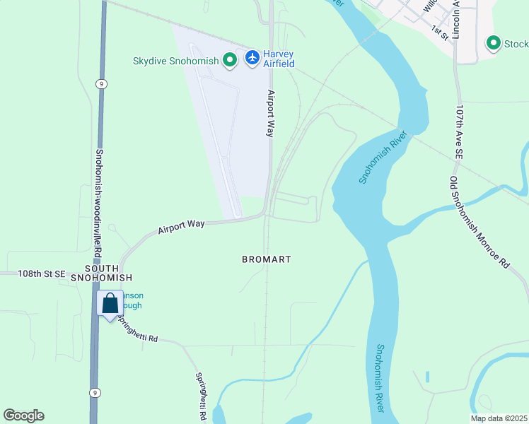 map of restaurants, bars, coffee shops, grocery stores, and more near 10398 99th Avenue Southeast in Snohomish