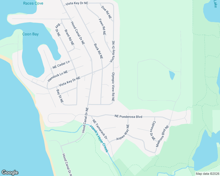 map of restaurants, bars, coffee shops, grocery stores, and more near 37420 Buck Road Northeast in Hansville
