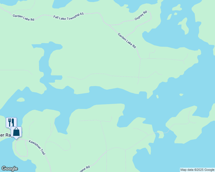 map of restaurants, bars, coffee shops, grocery stores, and more near 598 Riverview Road in Ely