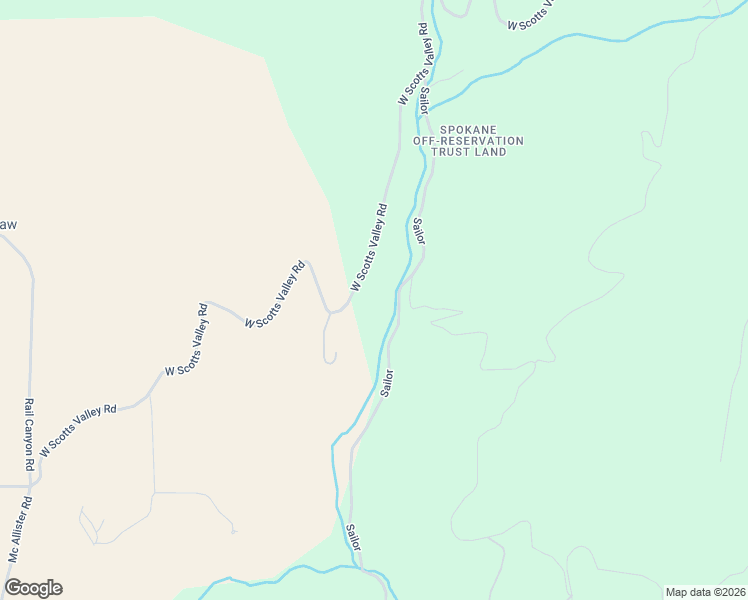 map of restaurants, bars, coffee shops, grocery stores, and more near 5545 West Scotts Valley Road in Nine Mile Falls