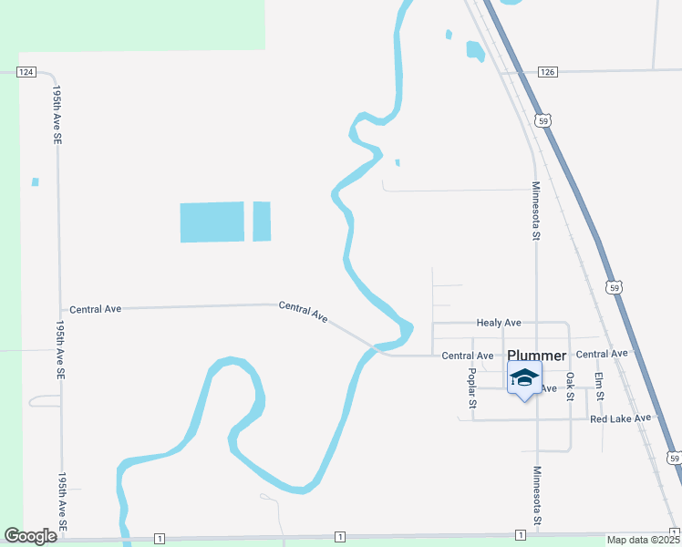 map of restaurants, bars, coffee shops, grocery stores, and more near 620 Central Avenue in Plummer