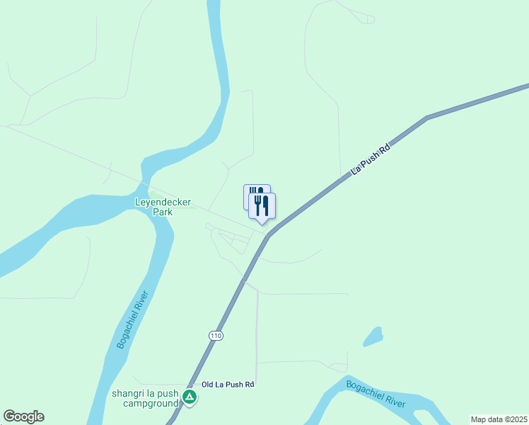 map of restaurants, bars, coffee shops, grocery stores, and more near 7760 La Push Road in Forks